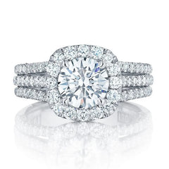 Trendy Cubic Zirconia Engagement Ring