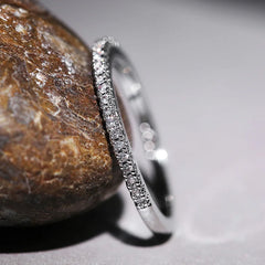 Minimalist Cubic Zircon Ring