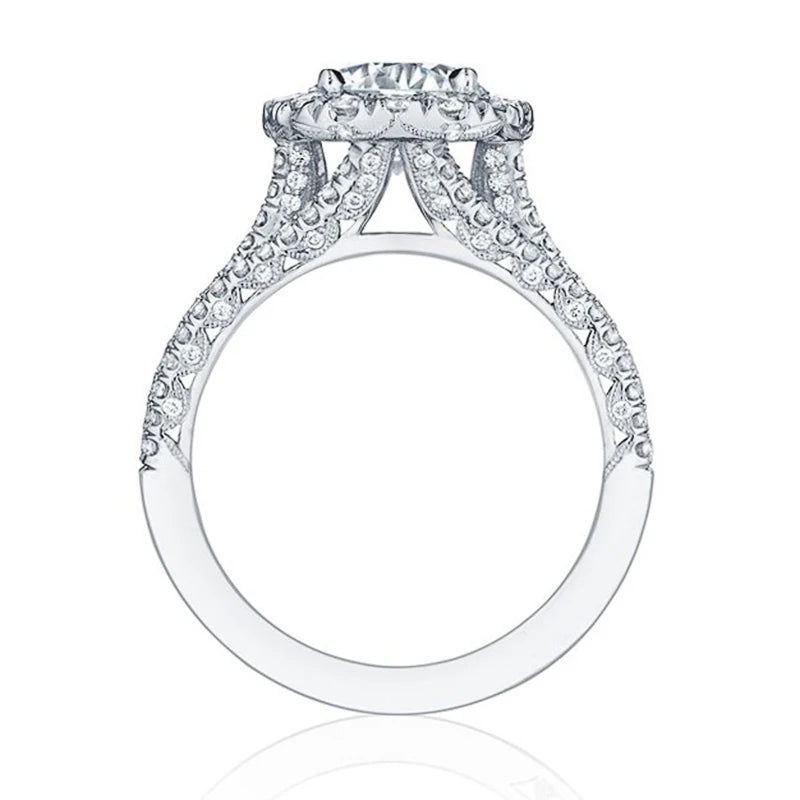 Trendy Cubic Zirconia Engagement Ring