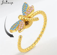 Daisy Flower Fidget Spinner Ring