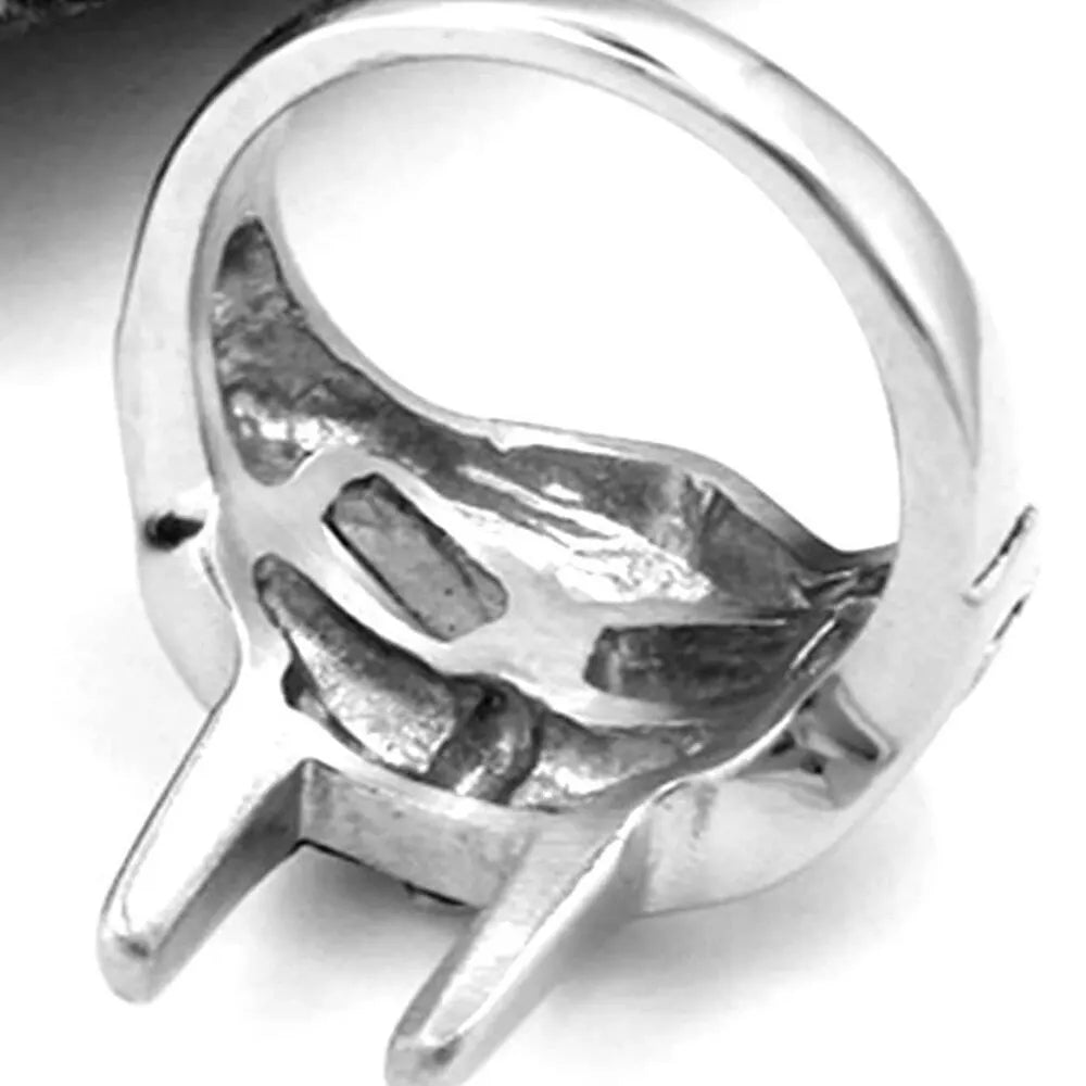 Vintage Goth MF Doom Mask Ring