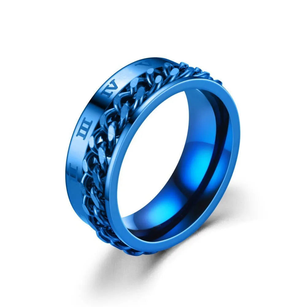 Rotatable Chain Spinner Ring