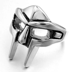 Vintage Goth MF Doom Mask Ring