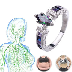 Crystal Quartz Ionix Therapy Ring