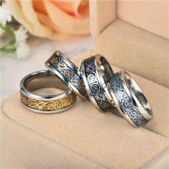 Stylish Dragon Stainless Steel Ring