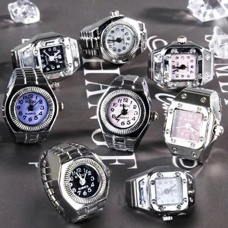 Vintage Punk Finger Watch Rings